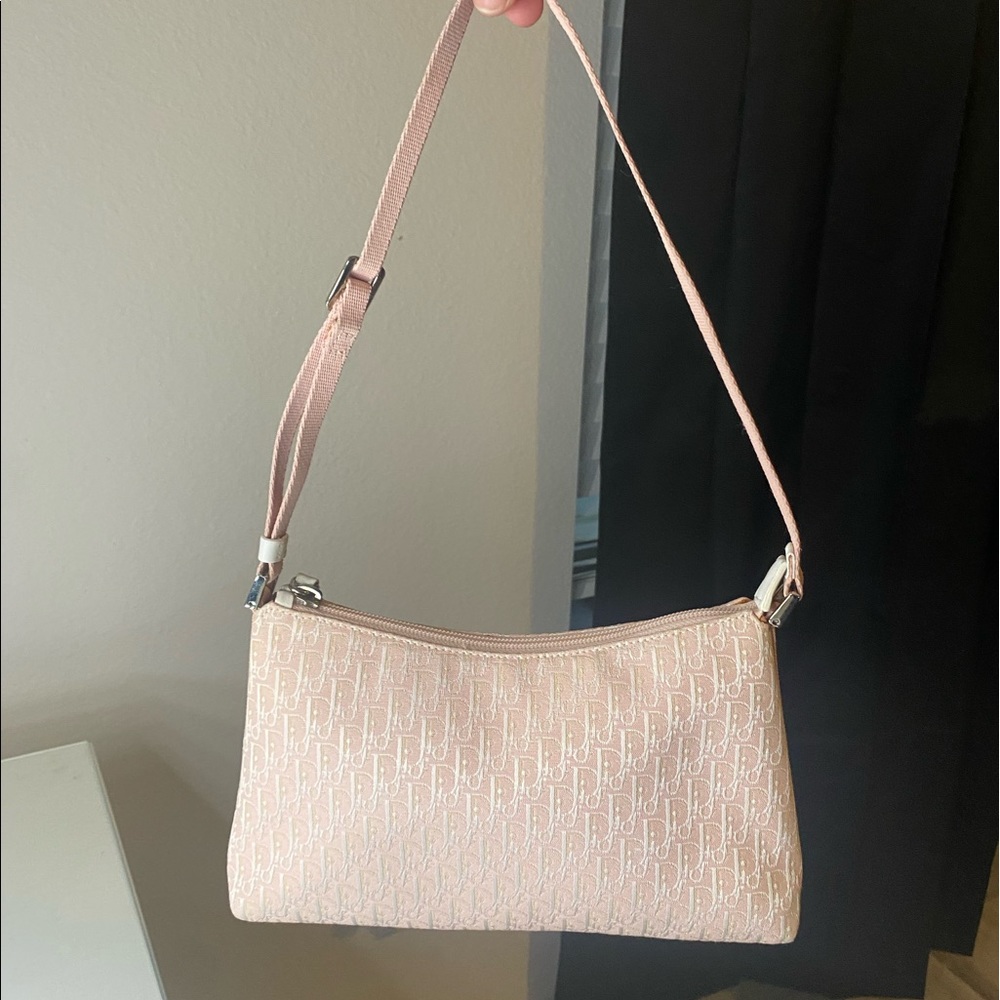 Pink Dior Monogram Trotter